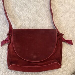 Bottega Veneta Deep Red Crossbody Bag
